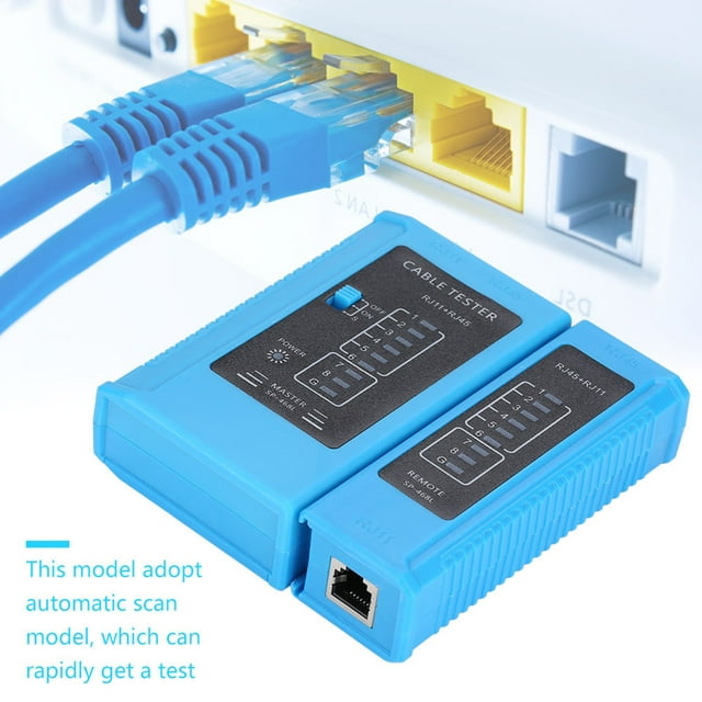 Herramienta de prueba de cables, probador de cables de red RJ45 y RJ11, diseñado a medida Jadeshay A