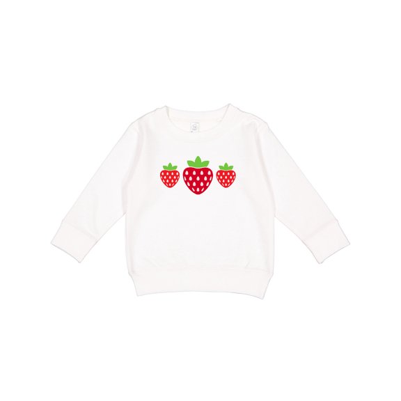 Inktastic Strawberries Summer Strawberry Fruit Toddler Sweatshirt