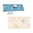 thumbnail image 1 of Tablero Sensorial, Piezas de Juguete, Ayudas Didácticas, Material de Tablero Ocupado para Guardería Preescolar + Tablero Ocupado Montessori, Accesorio , EstiloE Hugo Junta de niños ocupados, 1 of 10