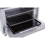 36-Inch Gas Oven Range 6-Burner, Heavy-Duty Oven Ranges 210,000 BTU Commercial Range for Kitchen Restaurant, NSF
