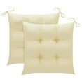 thumbnail image 5 of vidaXL Garden Chairs 2 pcs with Cushions Solid Teak Wood, 5 of 5