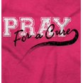thumbnail image 2 of Pray For A Cure Breast Cancer Sport Hoodie Sweatshirt Women Brisco Brands S, 2 of 6