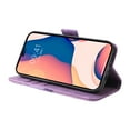 thumbnail image 4 of Dteck Leather Wallet Case for iPhone 14 Pro Max with Card Slots Kickstand Magnetic Closure Detachable Handstrap Lanyard Shockproof Purse Case For iPhone 14 Pro Max,Purple, 4 of 7