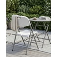 thumbnail image 5 of Set de 4 Sillas Plegables Resistentes para Exterior con Asiento de Plástico y Estructura de Metal Para Jardín, Eventos y Fiestas, 5 of 5