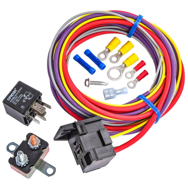 JEGS 10564 Single Fuel Pump Harness and Relay Kit