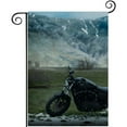 thumbnail image 1 of Harley Davidson -bandera de jardín temática. Regalo perfecto para fans, amigos y familiares, ideal para actividades al aire libre y decoración de fiestas.28CM*45CM, 1 of 5