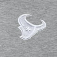 thumbnail image 4 of Women's Antigua  Heather Gray Houston Texans Victory Crew Pullover Sweatshirt, 4 of 4