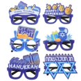 thumbnail image 1 of 6pcs Happy Hanukkah Eyeglasses Hanukkah Glasses Frame Hanukkah Decorative Eyewear, 1 of 3
