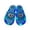 Blue, variant on Kids Penguin LED Light-Up Slide Sandals Fun Open-Toe Shoes Color:Yellow,Size:5-5.5 Years