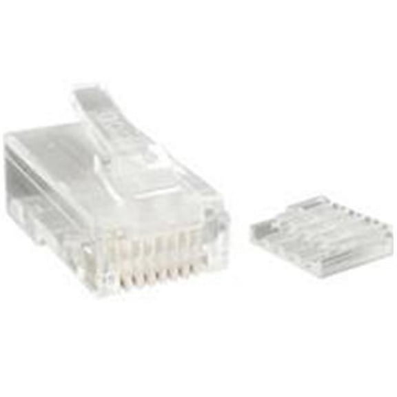 Cat6 RJ45 Stranded Modular Plug Connector 50Pack