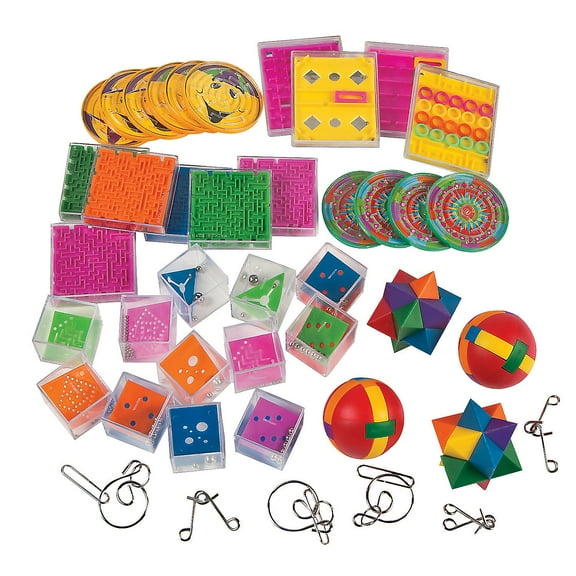 Mind Teaser Game Assortment (50Pc) - Toys - 50 Pieces