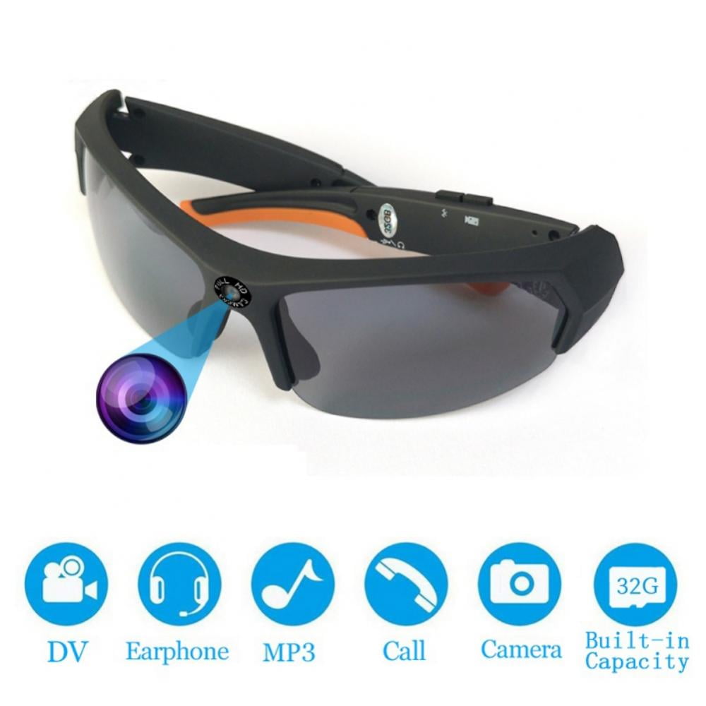 HD Video Unisex Sport Design Gogloo Smart Sunglasses eyeglasses wemen with 32GB Best Outdoors with Riding Motorcycle Biking Golfing or Other Sports Upgrade Your Eyewear 