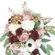 thumbnail image 3 of Artificial Rose Wedding Bouquet Holding Flower Girl Basket Party, 3 of 9