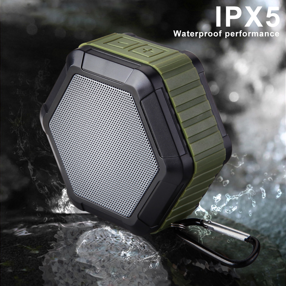 Waterproof Bluetooth Speaker, Speaker Bluetooth Wireless with Strong Bass, Bluetooth Speakers Portable Speakers for Outdoors, Travel - image 2 of 8