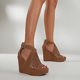 thumbnail image 4 of Nuevas sandalias de cuña Zapatos de mujer ahuecados con boca de pez de fondo grueso para mujer Wmkox8yii sa3513, 4 of 9