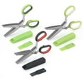 thumbnail image 5 of Herb Scissors,  Multipurpose 5 Blade Kitchen Herb Shears Herb Cutter with Safety Cover and Cleaning Comb for Chopping Basil Chive Parsley, 5 of 11