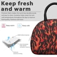 thumbnail image 3 of Reusable Abstract Lnsulated Lunch Bag for Women & Men - Leakproof Water-Resistant Cooler Tote, Large Capacity for Work,Travel,Picnic,Beach & Office., 3 of 6