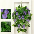 thumbnail image 1 of Flores artificiales multibroche girasoles artificiales Outdoor/indoor colgantes maceta decoración jardín flores artificiales para exteriores interior decoración de hogar maceta de flores, 1 of 9