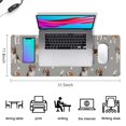 thumbnail image 5 of Long Mouse Pads for Desk,Beagle and Dog Footprints Desk Mats on Top Of Desks, Desk Mouse Pad Extra Large with 3mm Non-Slip Base and Stitched Edge for Gaming,Office,Work,Home 31.5"x11.8", 5 of 6