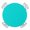 Turquoise, variant on Turquoise Plaid Round Tablecloth for 36-44 Inch Tables,Fitted Table Cover with Elastic Edge,Geometric Leaf Diamond Morocco Abstract Waterproof Outdoor Table Cloth Protector for Patio Garden Dinner