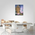 thumbnail image 5 of Vintage Buddha Wall Decor Zen Lotus Pictures Wall Art Zen Meditation Spiritual Painting Canvas Print Framed Modern Home Decorations Artwork For Office Bathroom Bedroom 12"x16", 5 of 6