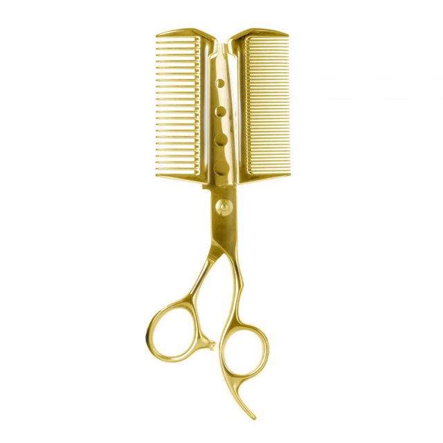 Tijeras de peluquería jinwen para cortar el pelo peine de corte manual estilo F