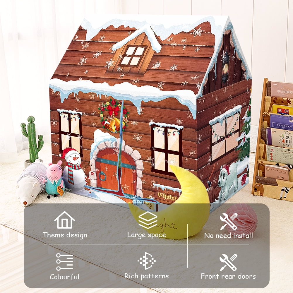 Kepooman Play Tent for Kids, Indoor Playhouse Tents with Lifelike House Design, Birthday and Christmas Toy Gift for 3, 4, 5 and 6 Year Old Children Kepooman Play Tent for Kids, Indoor Playhouse Tents with Lifelike House Design, Birthday and Christmas Toy Gift for 3, 4, 5 and 6 Year Old Children