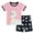 3# Pink, variant on Little Hand Toddler Baby Magic Girls Pajamas Kids Short Sets Cotton Pjs Sleepwear Summer Clothes 3T