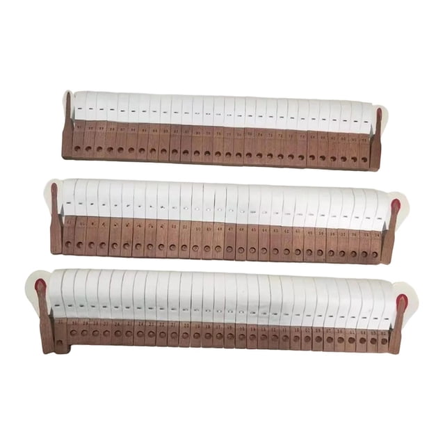Fiocias Upright Piano Damper 91 Pieces Upright Piano Mallet Set Piano Tuning Mallet Triangle Piano Accessories Wood Heads Piano Tool Kit Musical Instrument Parts Designed for Upright Models Red
