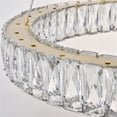 thumbnail image 6 of Maklaine Modern 23.6" Round Royal Cut Crystal LED Chandelier in Gold, 6 of 8