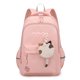 thumbnail image 1 of Mochila de Nylon DQrwqpou Bolso de hombro duradero dibujos animados rosa, 1 of 9