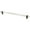Brushed Nickel / Matte Black, variant on Berenson 5041-4055-P Radial Reign 12" Center To Center Modern Diamond Knurled Round Bar