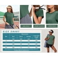 thumbnail image 7 of Weardear Workout Tops for Women UPF 50+ Yoga Shirts Short Sleeve Athletic Tops with Side Slits Loose Fit Running Gym Tee Top, 7 of 7