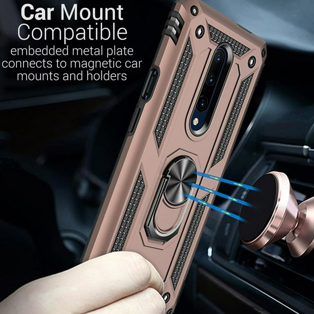 Energize tirsdag jeg er sulten CoverON OnePlus 7 Pro Case with Magnetic Car Mount Compatible Ring Holder  Kickstand Phone Cover - Resistor Series - Walmart.com
