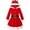 Red, variant on Teen Santa Outfit Long Sleeve Hooded Dresses Cosplay Boys Christmas Outfit Dress Up Clothes 11-14 Years