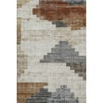 thumbnail image 2 of Addison Rugs Mayfield Premium Machine Washable Transitional Geometric Paprika Rectangle Rug, 3' x 5', 2 of 7