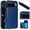 Darkblue, variant on ELEHOLD Wallet Case for Google Pixel 10 /10 Pro Flip Back Card Holders Kickstand Function Magnetic Button Slim Lightweight Wallet Case for Google Pixel 10 /10 Pro ,White