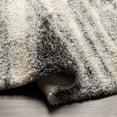 thumbnail image 4 of Eskimo Shag Charcoal/Cream 5'3" x 7' Modern Rectangle Area Rug, 4 of 6