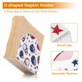 thumbnail image 5 of Yayeee Napkin Holder for Table Set of 2 Kitchen Paper Tissue Organization, Cartoon American Football Helmets, 5 of 8