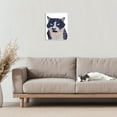 thumbnail image 3 of Tuxedo Cat Painting Wall Plaque Art, 11 x 14, Made In USA, 3 of 6