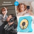thumbnail image 2 of Reproductor de CD portátil con Bluetooth 5.0, altavoz de sonido HiFi, reproductor de música de CD con control remoto, pantalla LED, conector para auriculares para el hogar, niños, Kpop, rega, 2 of 3