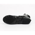 thumbnail image 5 of Missfiona Jazz Leather Lace-up Practice Dancing Shoes for Women Split Sole(10,Black), 5 of 7