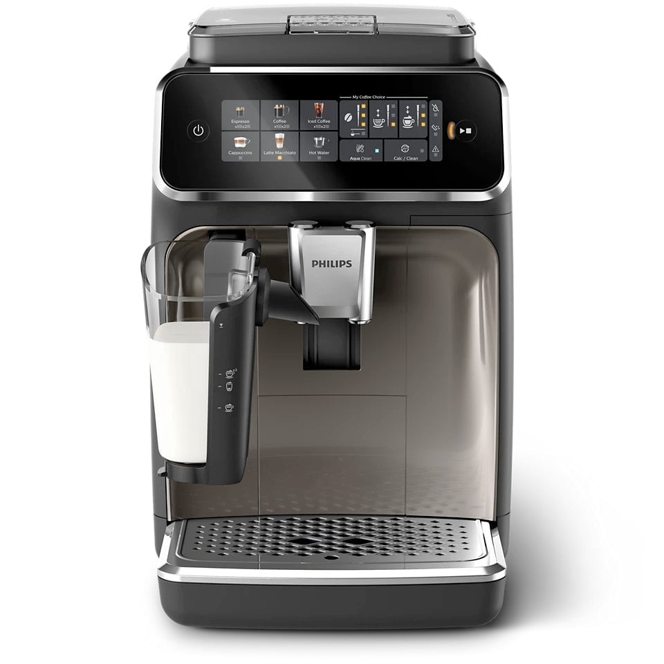 Restored Philips 3300 LatteGo Automatic Espresso Machine | Black Chrome | EP3347/90 (Refurbished)