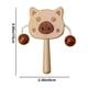 thumbnail image 3 of Juguetes, Educación, Sonajero de madera natural para bebés de 0 a 1 año. Juguete sensorial de mano que promueve la motricidad y el desarrollo sensorial. Sonajero seguro para bebés., 3 of 6
