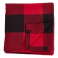 thumbnail image 4 of SARO 9025.R5484 54 x 84 in. Cotton Buffalo Plaid Curtains - Red, 4 of 4