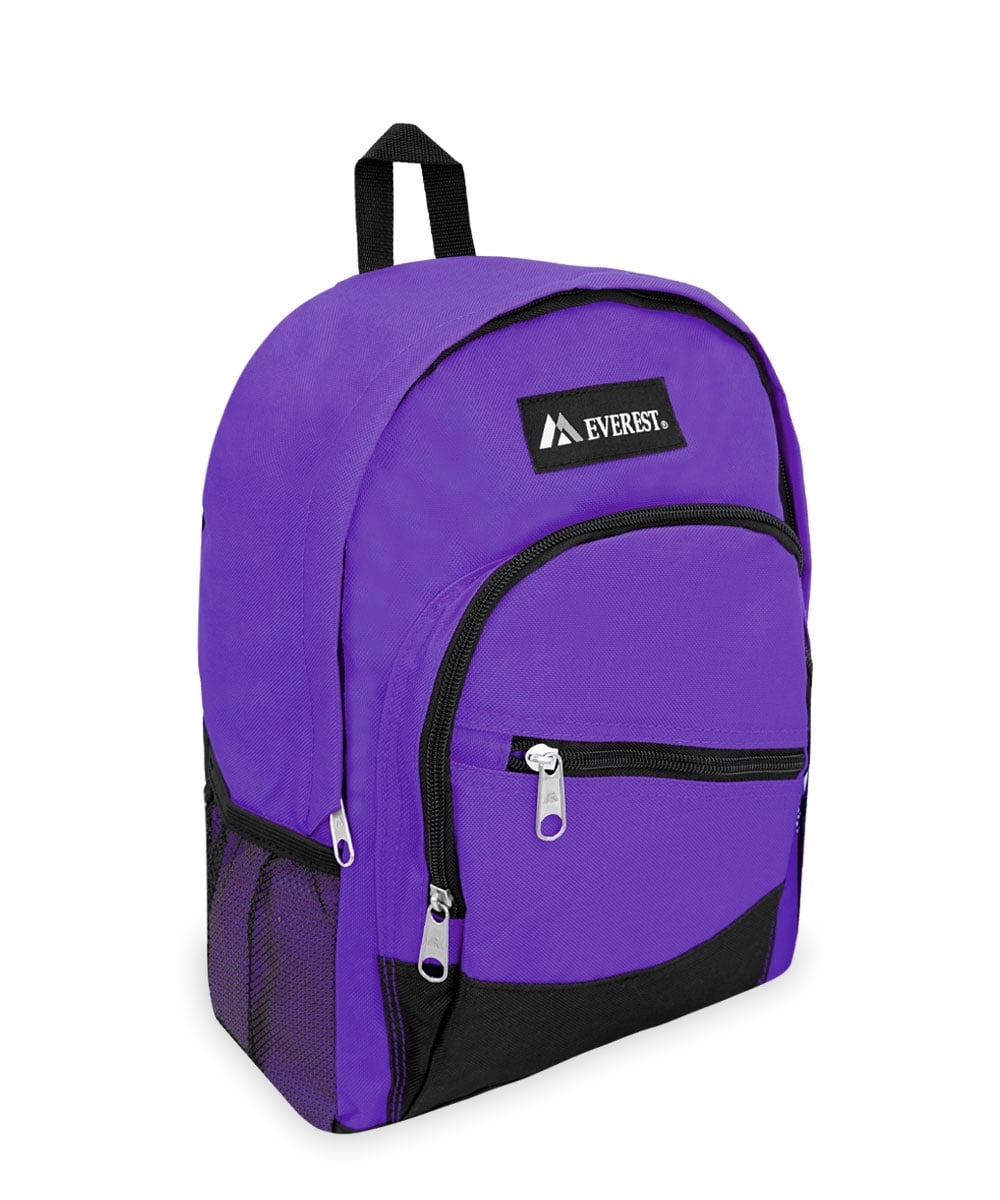Everest 13 Slant Backpack Dark Purple All Ages Unisex 6045S DPL BK Carrier and Shoulder Book Bag for School Work Sports and Travel Walmart