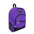 thumbnail image 2 of Everest 13" Slant Backpack, Dark Purple All Ages, Unisex 6045S-DPL/BK, Carrier and Shoulder Book Bag for School, Work, Sports, and Travel, 2 of 4