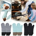 thumbnail image 5 of Wovilon Kitchen Oven Gloves - Silicone And Cotton Double-Layer Heat Resistant Oven Mitts/Bbq Gloves/Grill Gloves - Perfect for Baking And Grilling, 5 of 5