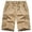 Khaki, variant on Men's Cargo Shorts Jogging with Pockets Sport Shorts Casual Mens Summer Essentials Shorts
