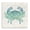 Ombre Crab Ocean, variant on Stupell Industries Coastal Ombre Crab Impression Canvas Art, 17 x 17, by Susan Arnot